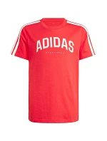 Adidas Codes Dětské tričko Collegiate Graphic red JI6673 Adidas Codes Dětské tričko Collegiate Graphic red JI6673