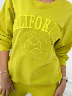 model 18753683 bavlněná souprava pistácie - K-Fashion