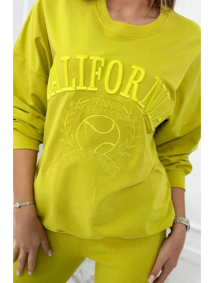 Kalifornská bavlněná souprava pistácie Kalifornská bavlněná souprava pistácie