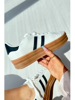 Dámské tenisky na platformě Bílé Egelia