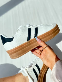 Dámské tenisky na platformě Bílé Egelia