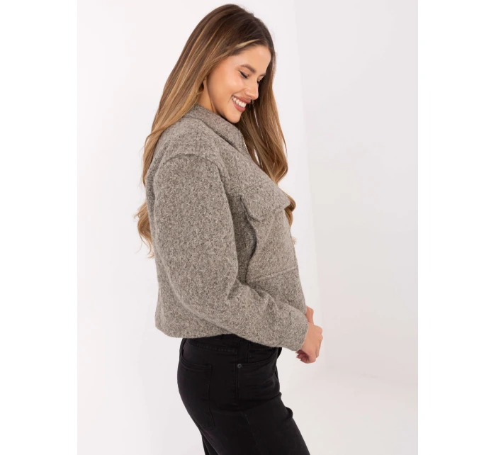 Bunda D46015XB43434A2 šedá