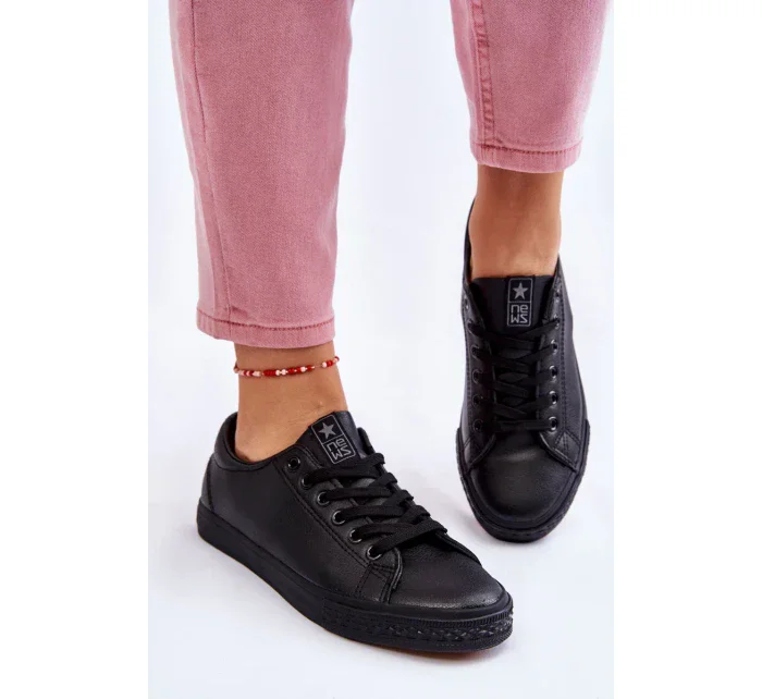 Dámské klasické kožené tenisky Černé Misima Dámské klasické kožené tenisky Černé Misima