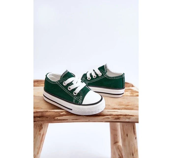 Dětské klasické tenisky Green Filemon Dětské klasické tenisky Green Filemon