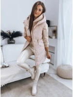 Dámská prošívaná vesta GAMIS béžová FashionStreet TY3293 Dámská prošívaná vesta GAMIS béžová FashionStreet TY3293