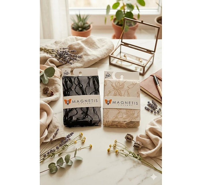 Dámské ponožky model 22048888 Krajka - Magnetis