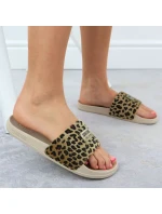 Dámské plážové žabky beige model 21905105