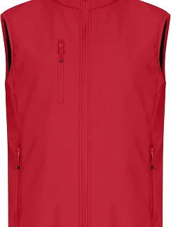 Classic Softshell Vest M Pánská 3vrstvá softshellová vesta model 22471258 red - Clique