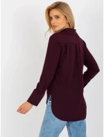 Dámská košile LK KS model 18171242 tmavě fialová - FPrice