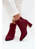 Boty na podpatku model 217726 Step in style Boty na podpatku model 217726 Step in style