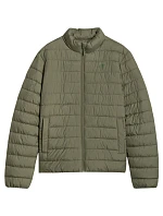 Pánská péřová bunda  khaki WAW25TDJA 43S pánské model 21396443 - 4F