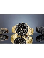 Pánské hodinky Giewont Chronograph Sapphire Gold Black GW8720-B4