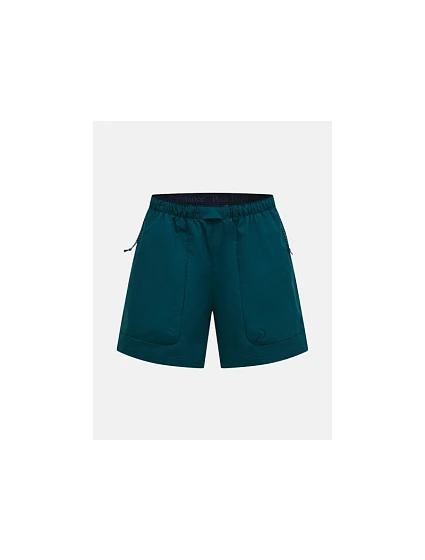 Dámské šortky PEAK PERFORMANCE W Outdoor Cargo Shorts, zelené Dámské šortky PEAK PERFORMANCE W Outdoor Cargo Shorts, zelené