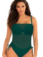 Jednodílné plavky S1093V1 Fashion24 zelené- Self