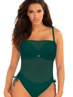 Jednodílné plavky S1093V1 Fashion24 zelené- Self