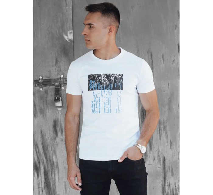 Pánské bílé tričko Dstreet model 21975929 - FashionStreet