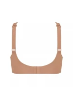 Dámská podprsenka ZERO Feel 2.0 Soft bra - BROWN - sv. hnědá 00CM - SLOGGI