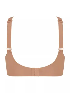 Dámská podprsenka ZERO Feel 2.0 Soft bra - BROWN - sv. hnědá 00CM - SLOGGI