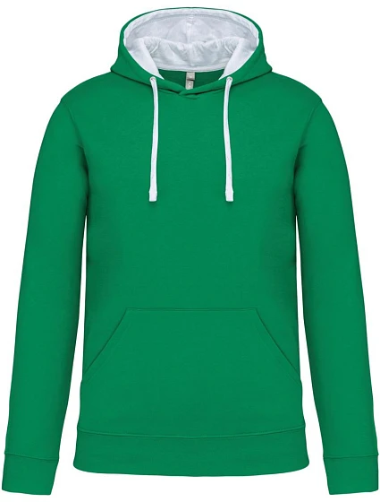 Kariban K 446 Kontrastní mikina s kapucí 20.K446 light kelly green/white Kariban K 446 Kontrastní mikina s kapucí 20.K446 light kelly green/white
