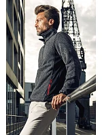 Promodoro 7700 Pánská pracovní pletená fleecová bunda 40.7700 heather grey Promodoro 7700 Pánská pracovní pletená fleecová bunda 40.7700 heather grey