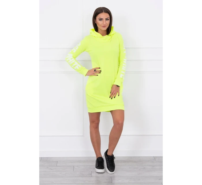 Šaty Off White yellow neon