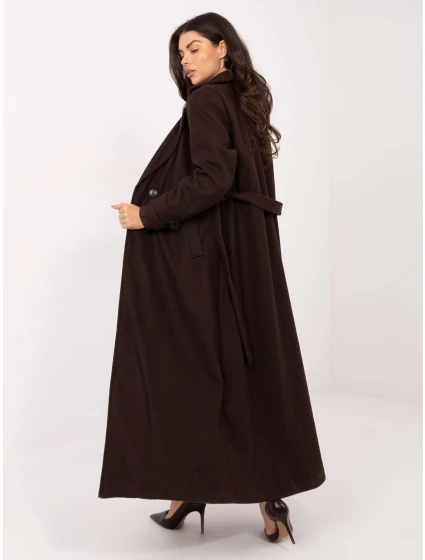 Płaszcz IT PL model 21795582 ciemny brązowy - FPrice