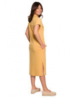 Safari šaty s kapsami a klopou model 18003949 - BeWear