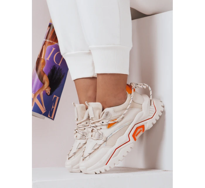 Dámské béžové tenisky ORIS FashionStreet ZY0098