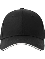 Atlantis Headwear Sport Sandwich-S 6 panelová sandwich kšiltovka 33.0275 black Atlantis Headwear Sport Sandwich-S 6 panelová sandwich kšiltovka 33.0275 black