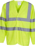 Yoko HVJ 200 Bezpečnostní vesta s dlouhým rukávem 79.J200 hi vis yellow