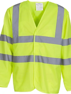 Yoko HVJ 200 Bezpečnostní vesta s dlouhým rukávem 79.J200 hi vis yellow