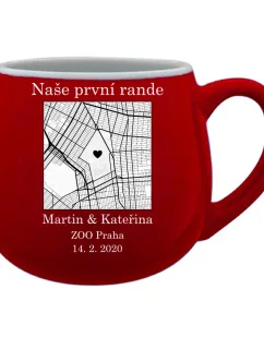 Personalizovaný hrneček s mapou