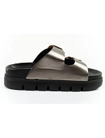 Dámské nazouváky LCW-26-35-4461L stříbrné - Lee Cooper Dámské nazouváky LCW-26-35-4461L stříbrné - Lee Cooper