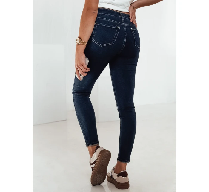 Dámské džínové kalhoty MODILINI tmavě modré FashionStreet UY2239