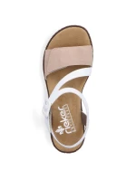 Pohodlné kombinované sandály Rieker W RKR678