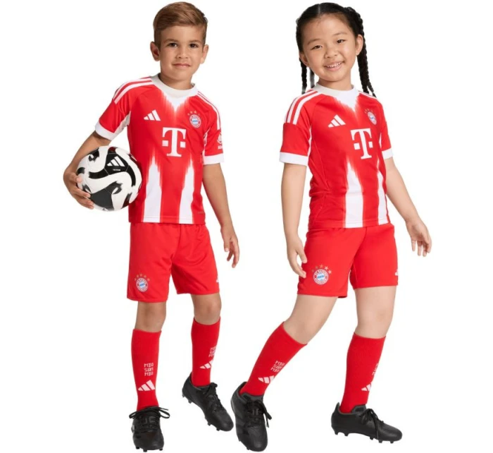 Dětská sportovní souprava adidas FC Bayern 25/26 Home červená JN8510