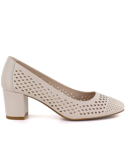 Béžové ažurové lodičky Sergio model 22078978 - LEONE Béžové ažurové lodičky Sergio model 22078978 - LEONE