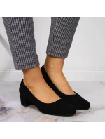 W černé semišové lodičky s model 19443130 - SERGIO LEONE