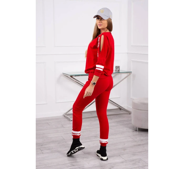 Dívka Revolution set červená