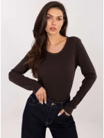 Bluzka BZ ciemny brązowy model 21776329 - FPrice