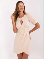 Šaty LK SK 508622.06P světle béžové Šaty LK SK 508622.06P světle béžové