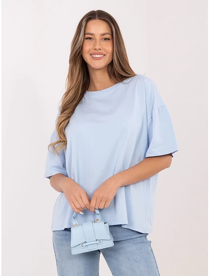 T shirt RV BZ model 22072974 jasny niebieski - FPrice T shirt RV BZ model 22072974 jasny niebieski - FPrice