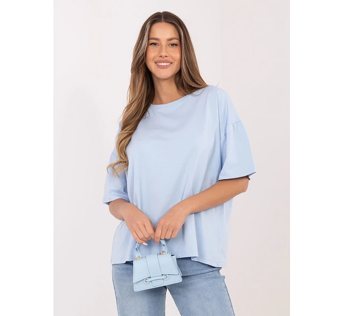 T shirt RV BZ model 22072974 jasny niebieski - FPrice T shirt RV BZ model 22072974 jasny niebieski - FPrice