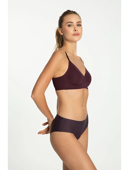 Spodní díl bikin Dark Plum Simple Classic - Julimex Spodní díl bikin Dark Plum Simple Classic - Julimex