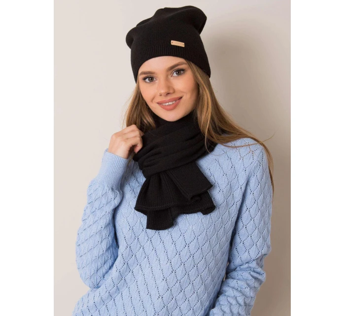Dámský set čepice a šála KMPL-1 - RUE PARIS