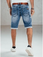 Pánské modré džínové šortky s páskem Dstreet model 21989882 - FashionStreet