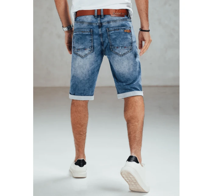 Pánské modré džínové šortky s páskem Dstreet model 21989882 - FashionStreet