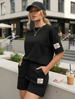 Dámský černý set FashionStreet AY1192