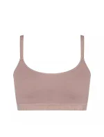 Dámská podprsenka EVER Infused Aloe P - FOGGY MAUVE - tělová 6116 - SLOGGI