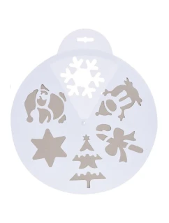 ŠABLONA NA UMĚLÝ SNÍH 30CM 6 VZORŮ